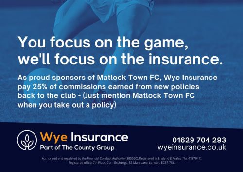 Gladiators welcome new sponsors Wye Insurance!