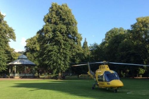 Matlock Town FC helps support the Local Air Ambulance