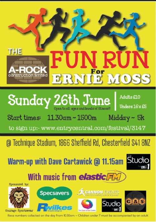Fun run in memory of footballing legend Ernie Moss