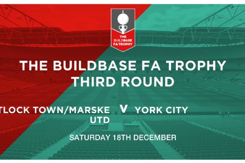 Gladiators or Marske UTD to host York City in Buildbase FA Trophy 3rd Round