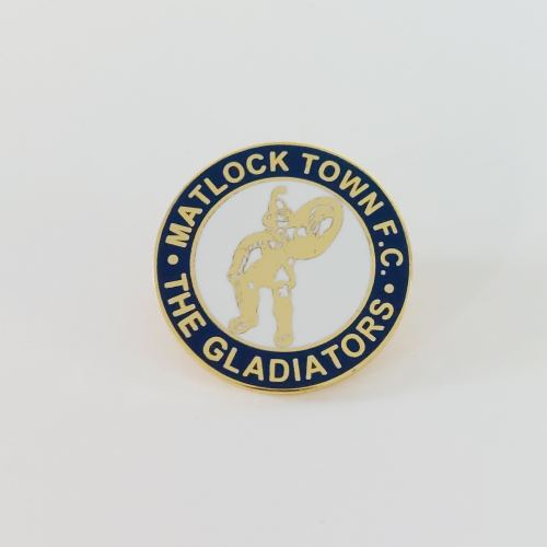 Matlock Town FC Pin Badge (White Centre)