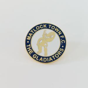 Matlock Town FC Pin Badge (White Centre)