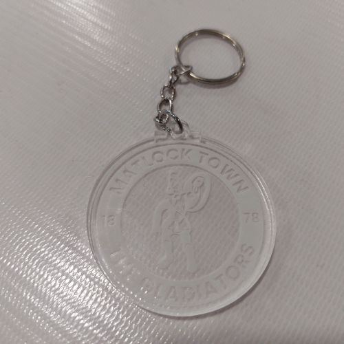 Club Crest Clear Key Ring