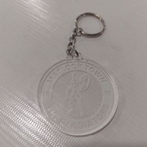 Browse Club Crest Clear Key Ring