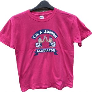 Browse Pink Juniors Gladiators T-Shirt